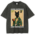 More Caffeine Less Sadness Washed T-Shirt