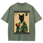 More Caffeine Less Sadness Washed T-Shirt