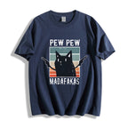 Pew Pew Madafakas Cat Japanese Style Classic Tee