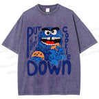 Unisex Put That Cookie Down Cookie Monster Printed Washed Tee