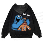 Casual Got You Cookie Monster Washed Hoodie