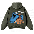 Casual Got You Cookie Monster Washed Hoodie