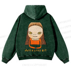 Casual Japanese Art Yoshitomo Nara Just A Little Bit Washed Hoodie