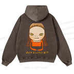 Casual Japanese Art Yoshitomo Nara Just A Little Bit Washed Hoodie