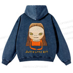 Casual Japanese Art Yoshitomo Nara Just A Little Bit Washed Hoodie