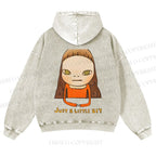 Casual Japanese Art Yoshitomo Nara Just A Little Bit Washed Hoodie