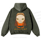 Casual Japanese Art Yoshitomo Nara Just A Little Bit Washed Hoodie