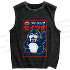 Unisex I Am The Walrus Printed Washed Tank Top