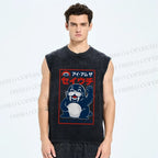 Unisex I Am The Walrus Printed Washed Tank Top