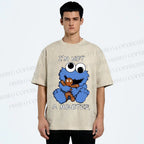 Unisex I'm Not A Monster Printed Washed Tee