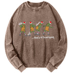 Unisex Grinch thats it im not going Vintage Washed Sweatshirts