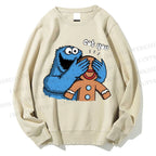 Unisex Got You Cookie Monster Printed Sweatshirt