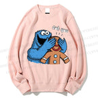 Unisex Got You Cookie Monster Printed Sweatshirt