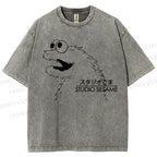 Unisex Sesame Cookie Monster Printed Washed Tee