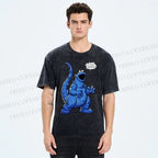 Unisex Cookie Monster C Is Cookie Printed Washed Tee