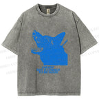 Unisex I Never Got a Chance To Be Good Wolf Printed Washed Tee