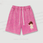 Fierce Girl Washed Vintage Shorts