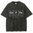 Coffee Of Life Funny Washed T-Shirt