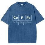 Coffee Of Life Funny Washed T-Shirt