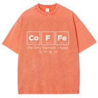 Coffee Of Life Funny Washed T-Shirt