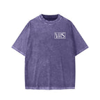 VHS Vintage Wash Japanese Design Back Art T-Shirt