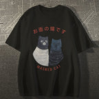 Masked Cat Japanese Style Classic Tee