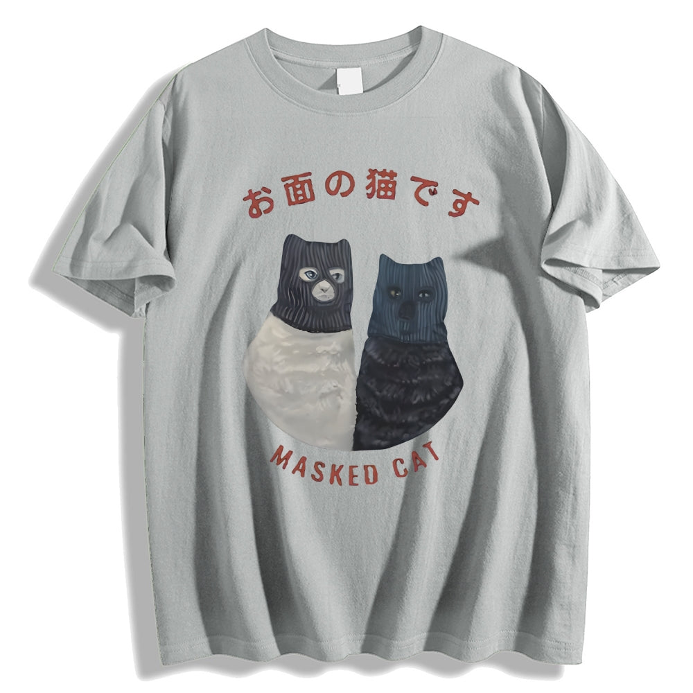 Masked Cat Japanese Style Classic Tee