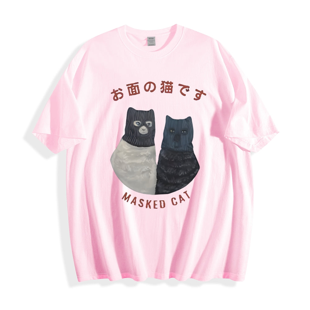 Masked Cat Japanese Style Classic Tee
