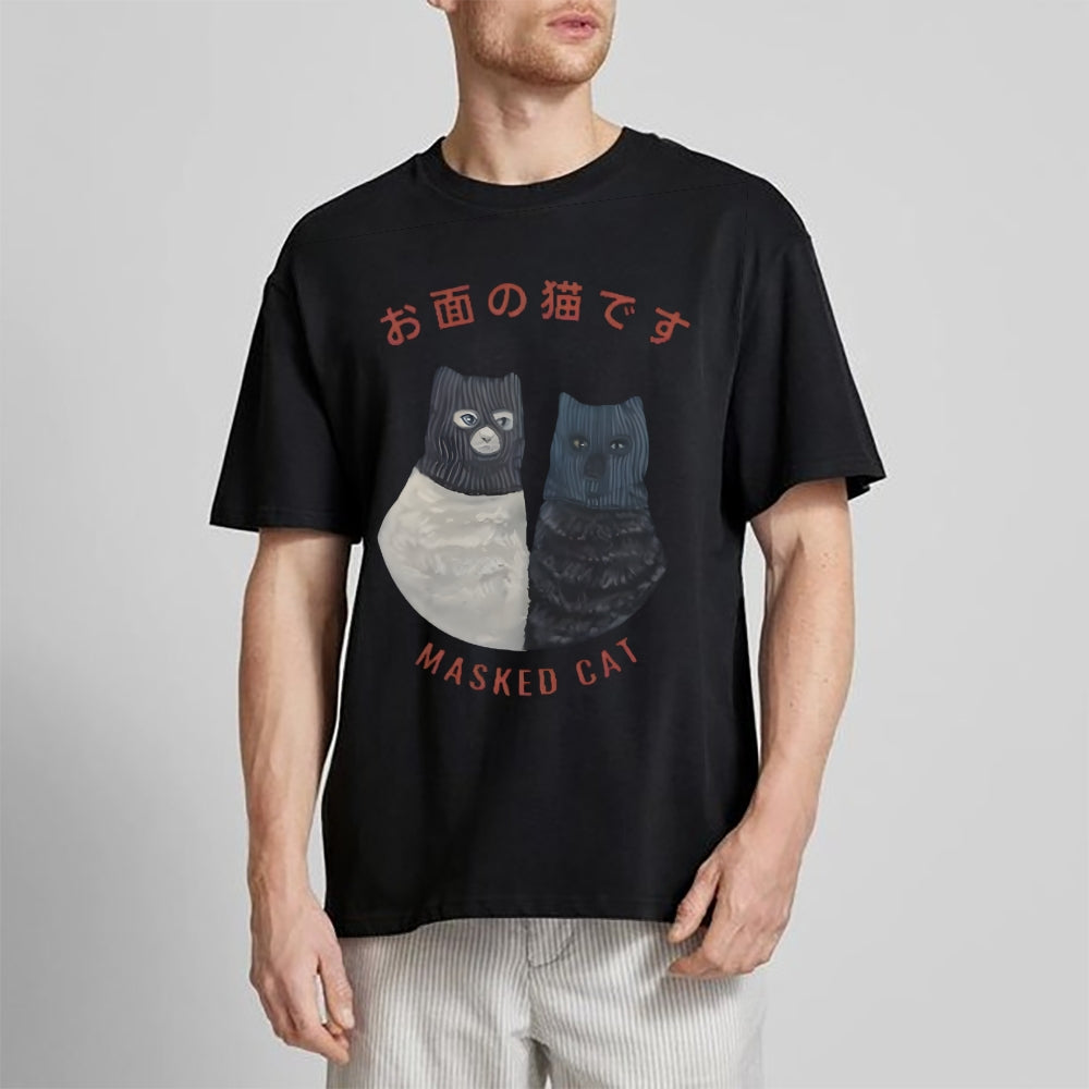 Masked Cat Japanese Style Classic Tee