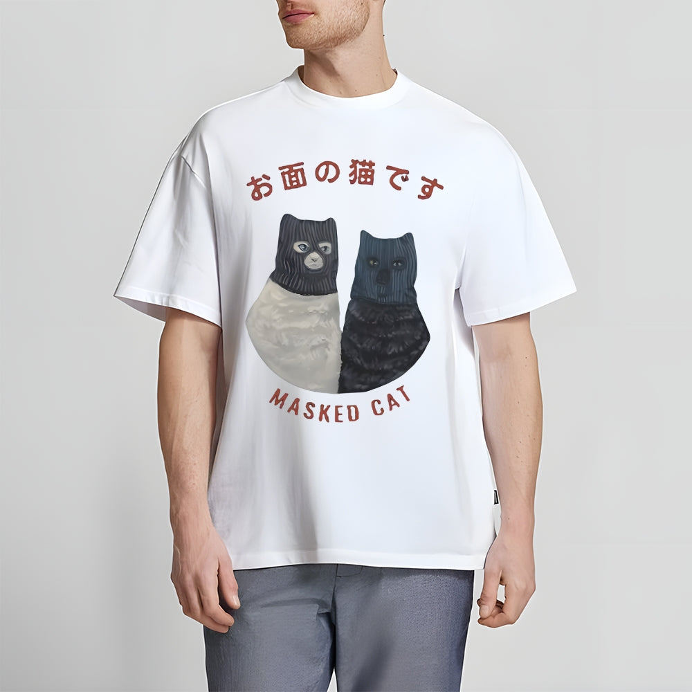 Masked Cat Japanese Style Classic Tee