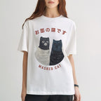 Masked Cat Japanese Style Classic Tee