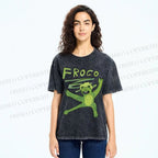 Unisex Frogo Printed Washed Tee