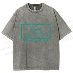 Unisex I'm Doing My Part Silly Cat Printed Washed Tee