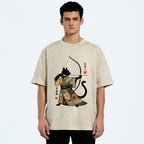Japan Cat Archery Vintage Washed T-shirt