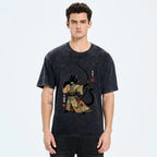 Japan Cat Archery Vintage Washed T-shirt