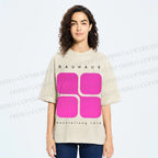 Unisex Bauhaus Geometric Cubes Printed Washed Tee