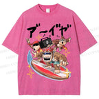 Unisex Donkey Kong Printed Washed Tee