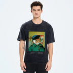 Meow Gogh Washed T-Shirt