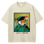 Meow Gogh Washed T-Shirt