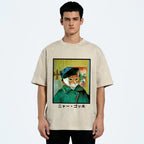 Meow Gogh Washed T-Shirt