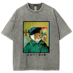 Meow Gogh Washed T-Shirt