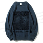 Unisex Bauhaus Style Leopard Printed Sweatshirt
