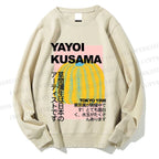 Unisex Yayoi Kusama Pumpkin Printed Sweatshirt