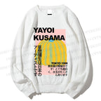 Unisex Yayoi Kusama Pumpkin Printed Sweatshirt