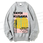 Unisex Yayoi Kusama Pumpkin Printed Sweatshirt