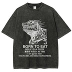Born To Eat Washed T-Shirt