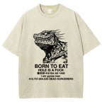 Born To Eat Washed T-Shirt