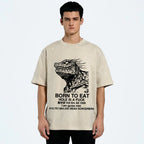 Born To Eat Washed T-Shirt