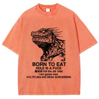 Born To Eat Washed T-Shirt