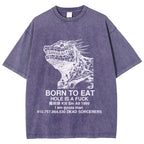 Born To Eat Washed T-Shirt